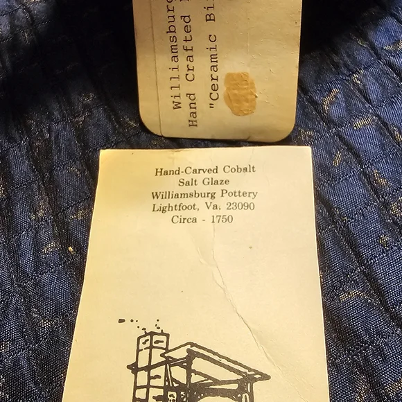 Hand Crafted Cobalt Salt Glaze Pitchers (Selling As Set) - Picture 7 of 10